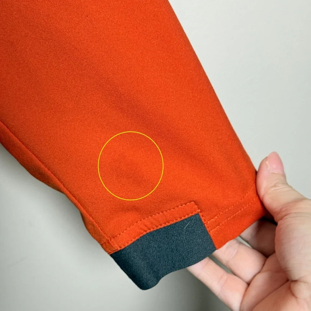 Nike‎ Clemson Tigers Mens Sideline Jacket XL Orange Full Zip Performance Sports